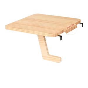 Wooden Window Sill <b>Shelf</b> Extension Bracket Rectangle <b>Wall</b> <b>Mounted</b> Undercounter 16mm Thickness For Succulent Storage - Product Image 1