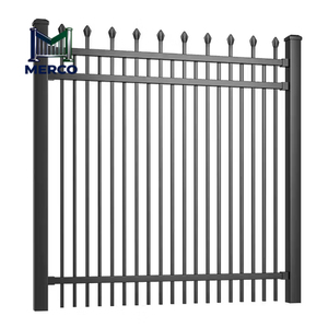 Eco-Friendly 6 Feet Easily Assembled Tubular Steel Powder Coated Security Fence Panel for <strong>Home</strong> &amp; Outdoor Use - Product Image 1