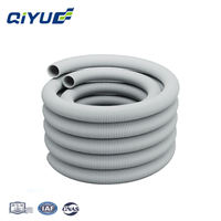 Conduite semi-rigide pour air frais, pièces de ventilation centrale, systèmes de conduites d'air flexibles ondulées double couche en PE 75/90/110 mm