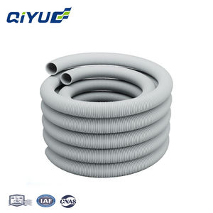 Conduite semi-rigide pour air frais, pièces de ventilation centrale, systèmes de conduites d'air flexibles ondulées double couche en PE 75/90/110 mm - Product Image 3