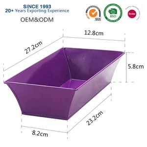 0.5 Gallon 27CM Rectangular <strong>Balcony</strong> <strong>Railing</strong> <strong>Planter</strong> <strong>for</strong> Herbs - Product Image 2