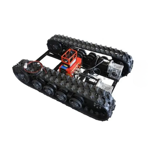 Châssis sur chenilles en acier robuste personnalisable de 5000 kg |   Châssis à chenilles en caoutchouc pour robot télécommandé - Product Image 3