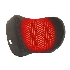 Có Thể Điều Chỉnh Hồng Ngoại Xa Nóng Bộ Nhớ Bọt Hình Dạng U Xe Ghế Tựa Đầu Với Máy Tính Bảng Chủ Xe Cổ Gối & Định Vị - Product Image 1