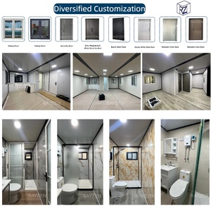 Maison conteneur à construction rapide 20 pieds, maison préfabriquée de luxe pour hall d'exposition ou appartement Ray-Zen - Product Image 4