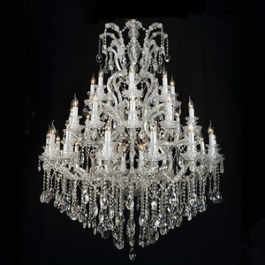 Lámpara de Araña Clásica Europea Personalizada de Cristal María Teresa para Bodas, Villas, Vestíbulos de Hoteles, Lámpara Colgante de Lujo Extra Grande - Product Image 4