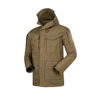 Men Tactical Windbreaker Waterproof Windproof Clothes Full Adhesive Male Outdoor Climbing Trekking Hiking Jacket