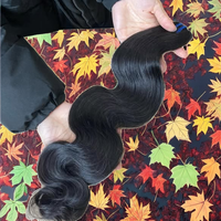 Extensions de cheveux Remy européens de 12 pouces, double trame, teints, micro-boucles, qualité 12A, vierges, ondulations profondes, Capelli