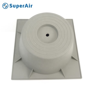 Kit Básico de Montaje en Suelo de PVC para Aire Acondicionado, Riser de 6 Pulgadas para Bomba de Calor, para Montaje en Suelo de Aire Acondicionado - Product Image 2