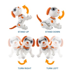Novo controle remoto elétrico máquina de brinquedo cão pode mover-se para a frente, em pé, girando, chorando, luz bonito divertido brinquedo robô - Product Image 4