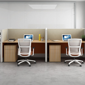 최신 사무실 파티션 디자인 CAD 워크스테이션 가구 사무실 큐비클 <span class=keywords><strong>4</strong></span>인용 - Product Image 2