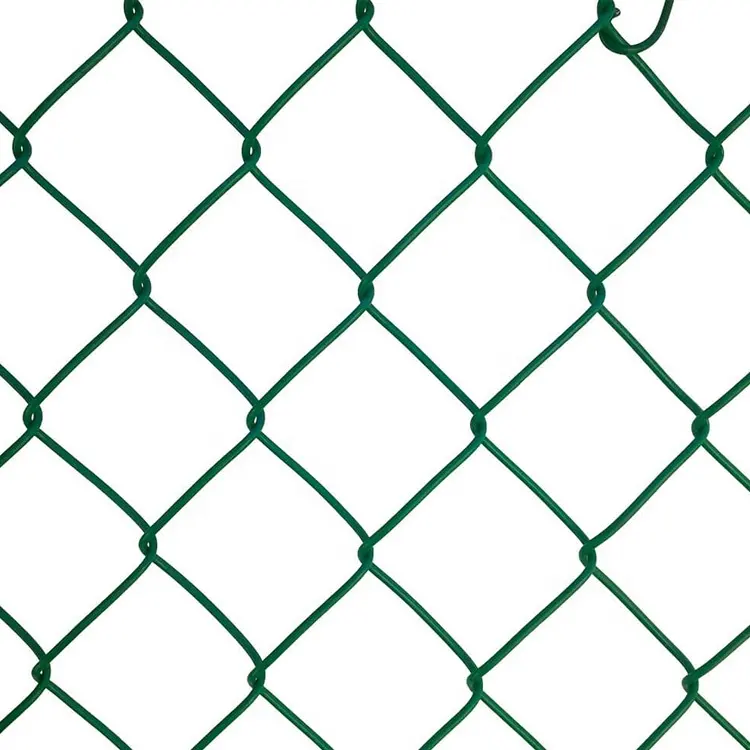 China Wholesale Hot Dipped Galvanized diamond chain link fence cycling chain link fence