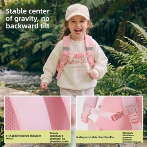 OEM ODM Custom Logo Low MOQ Dinosaur Children <strong>Backpack</strong> 3-6 Years Old Boys Girls Factory Direct New Style Cartoon Bookbag - Product Image 5