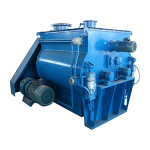 Mezclador de paletas de doble eje para línea de automatización, sin gravedad, alta uniformidad, 4000L de capacidad, para pesaje y dosificación de productos químicos - Product Image 1