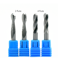 Fraise en bout de 6mm à bas prix de toutes tailles pour outil de coupe du bois 3.175mm 4mm 8mm Cnc Router Bits Cutter 4mm 6mm Ball Nose Bit