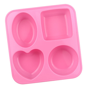 Échantillon gratuit d'usine <span class=keywords><strong>moule</strong></span> à gâteau en <span class=keywords><strong>silicone</strong></span> en forme de coeur carré ovale rond, moules à bougie en <span class=keywords><strong>silicone</strong></span>, moules de fabrication de savon <span class=keywords><strong>moule</strong></span> d'amour - Product Image 6