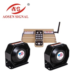 X5 Cảnh Báo Báo Động Khẩn Cấp Cháy Không Dây Còi Báo Động Sừng PA Loa Với 2 Đơn Vị Siêu Mỏng Loa - Product Image 1