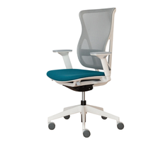 Chaise de bureau ergonomique à dossier en maille, siège pivotant réglable en hauteur pour la maison et le bureau