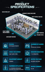 Simulador <span class=keywords><strong>de</strong></span> Realidad <span class=keywords><strong>Virtual</strong></span>, Equipo <span class=keywords><strong>de</strong></span> Juego <span class=keywords><strong>de</strong></span> Disparos VR, Parque <span class=keywords><strong>de</strong></span> Atracciones Interior, Máquina <span class=keywords><strong>de</strong></span> Juego Arcade Multijugador, Juego VR 9D con Laberinto - Product Image 4