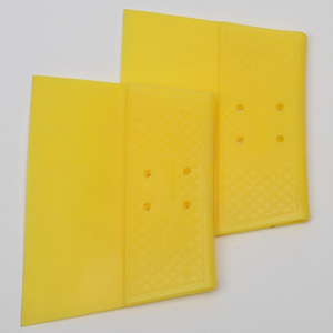 Yichen Double Layer Yellow <b>Plastic</b> Scraper 115mm Flat Blade For Wallpaper <b>Putty</b> Baking Decoration DIY - Product Image 1