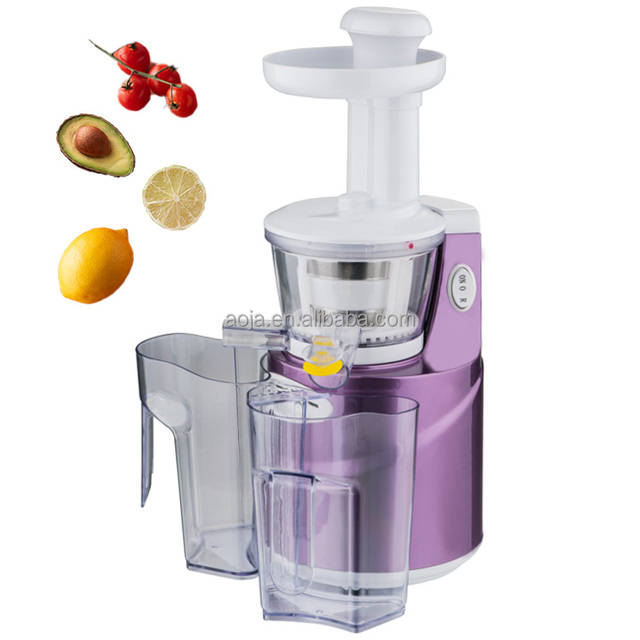 Hot Sale Professional Slow Juicer Easy  Clean High Juice Yield Cold Press Juicer for Fruits & Vegetables Orange Strawberry Juice