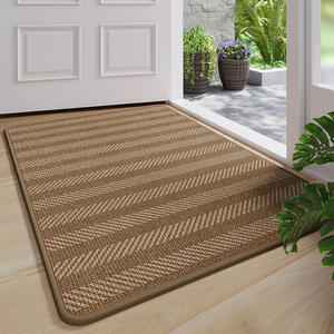 Alfombra de Entrada Novedosa, Rectangular, de Poliéster, Resistente a las Manchas, para la Entrada del Hogar, con Diseño de Perro y Diseño de Buena Suerte - Product Image 2