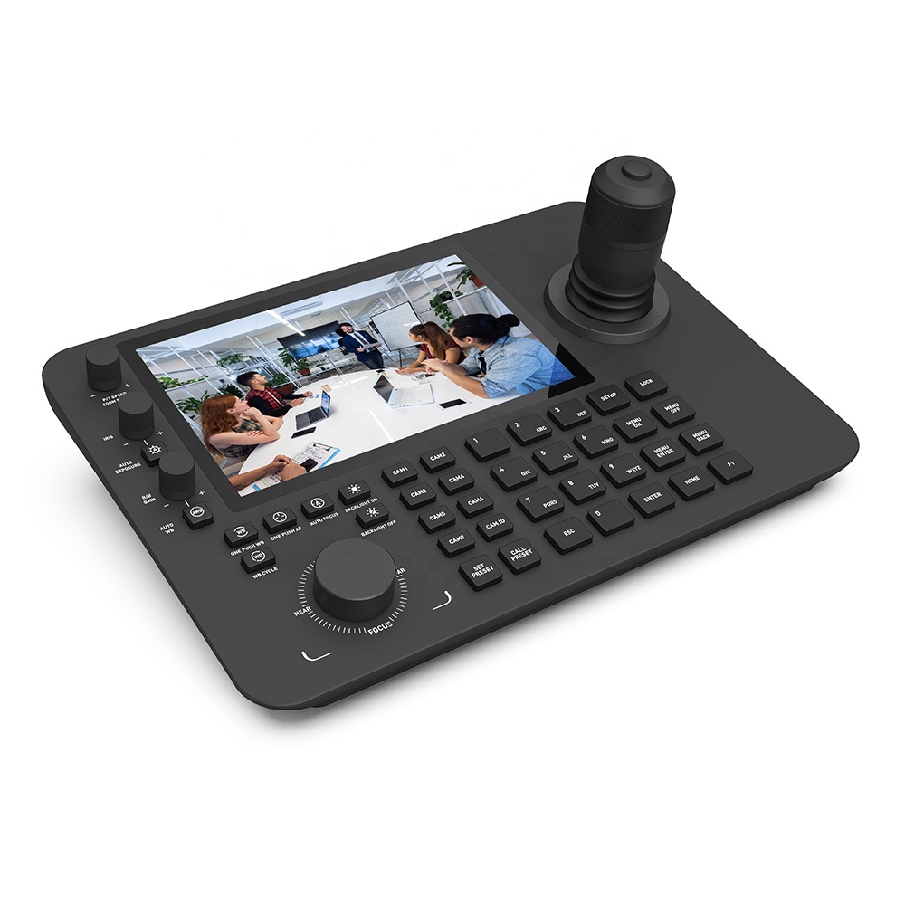 OEM ODM PoE сенсорный экран Android видеоконференционная система NDI 4K PTZ камеры 4 оси IP PTZ пульт дистанционного управления Джойстики контроллеры