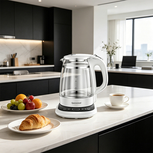 <b>Temperature</b> <b>Control</b> Boil-Dry Automatic Switch Household Glass Cordless <b>Kettle</b> Wholesale Glass <b>Kettles</b> - Product Image 1