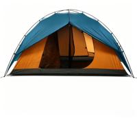 Tente de camping 4 saisons pour 4 personnes avec logo personnalisé, ultralégère, imperméable, de luxe, en forme de dôme, pour randonnée, prix de gros