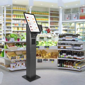 Terminal POS con Pantalla Táctil Capacitiva Plana de 21.5'' de Volumen Pequeño, Impresión de Vales, Soporte para Terminal POS, Kiosco de Autoservicio - Product Image 1