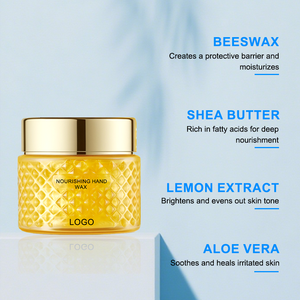 Crème pour les mains au miel, hydratante, apaisante, anti-gerçures, réparatrice pour les peaux sèches et abîmées, nourrissante, crème douce, parfum citron et aloe vera - Product Image 5