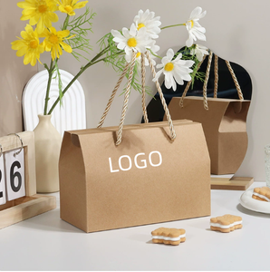 Caja de embalaje de papel portátil para el pastel crujiente de azúcar Niujuan, caja de regalo portátil para Navidad - Product Image 1