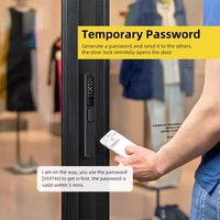Groothandelsprijs Biometrische Vingerafdruk Buiten Waterdicht Slim Deurslot Voor Huisbeveiliging PST-F3-TY
