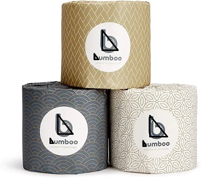 Papel higiénico de bambú de 3 capas, pañuelos de fiesta con logotipo personalizado, venta al por mayor