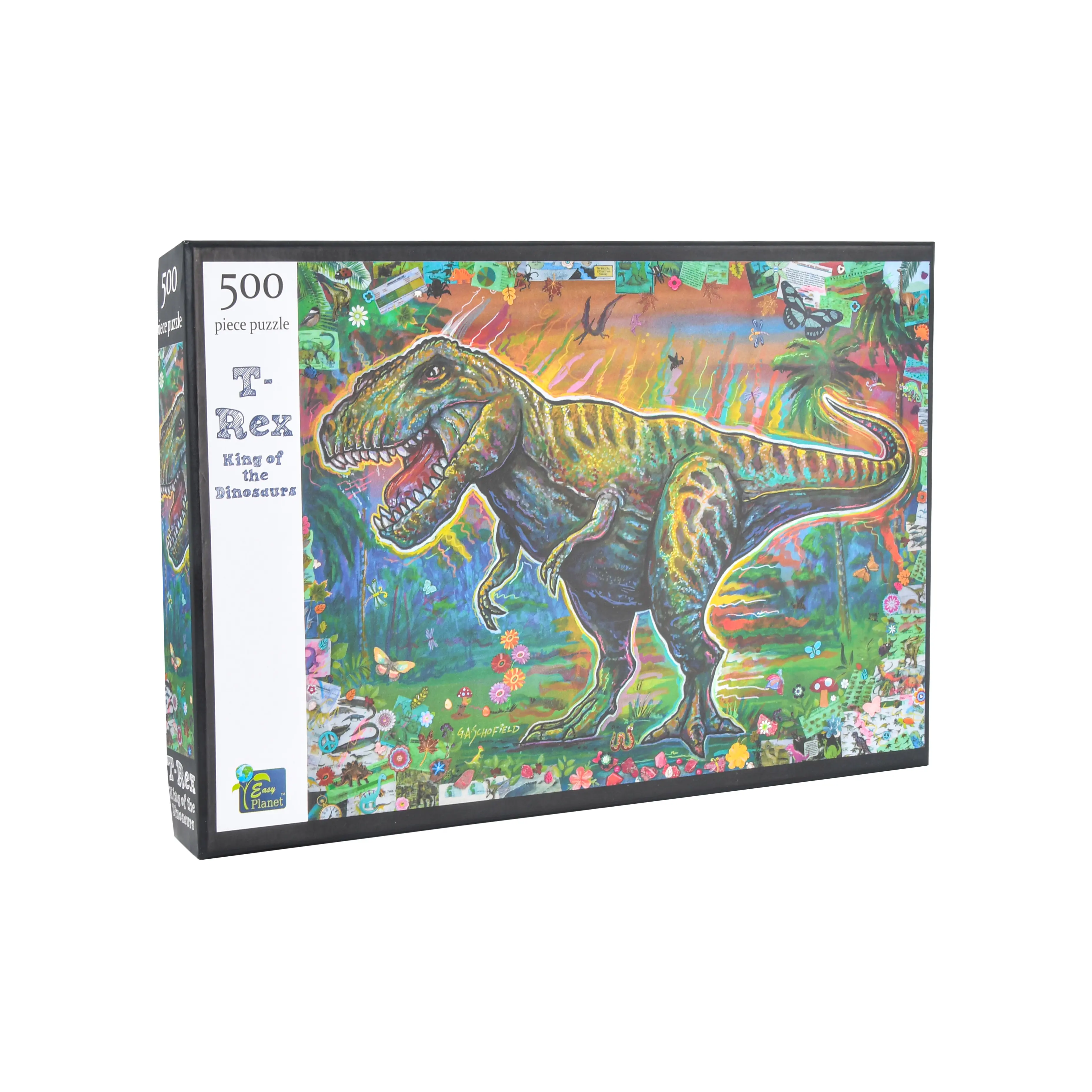 Puzzle personalizzato dinosauro 500 pezzi Puzzle per bambini giocattoli per bambini giochi di viaggio per bambini Puzzle