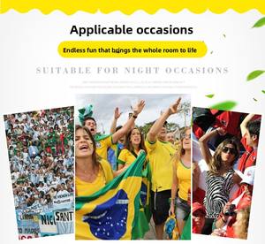 2026 USA Canada Mexique Vuvuzela Corne de supporter en plastique classique pour supporters de football, accessoire de stade pour faire du bruit lors des événements sportifs - Product Image 3