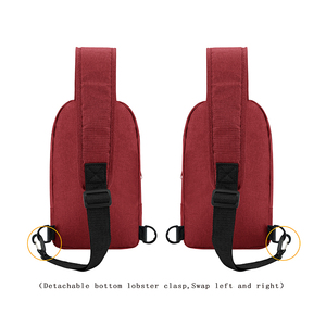 Custom Logo Chest Bag 3L Travel Sling Bag Cross Body Bag with Claw Hook Left Right Swap Breathable Strap OEM ODM Factory Direct - Product Image 4