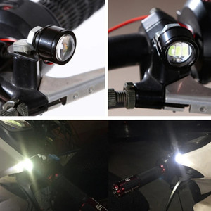 Luz de espejo retrovisor modificada para motocicleta, foco LED ojo de águila, luz estroboscópica, luz de espejo de 3 luces, luz antiniebla, luz diurna - Product Image 4