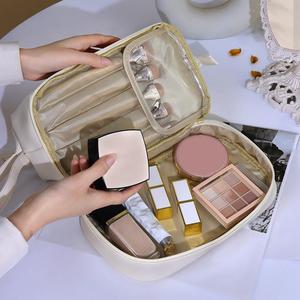 Portable Women's <b>Makeup</b> <b>Bag</b> Convenient Storage Solution for Toiletries & <b>Brushes</b> Set - Product Image 3