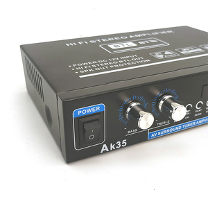 Hệ thống khuếch đại âm thanh mini âm thanh kỹ thuật số với đầu ra 2 kênh và đĩa USB AK 35 hoàn hảo cho những người đam mê âm thanh có độ trung thực cao - Product Image 4