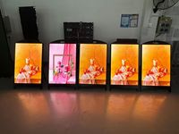 Écran LED d'intérieur P2.5, résolution 128x64, luminosité 1500cd, 170 °   Support mural pour écran avec angle de vision fixe