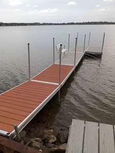 सस्ती कीमतें हटाने योग्य एल्यूमीनियम रोल-इन फ्लोटिंग डॉक प्लेटफॉर्म उच्च गुणवत्ता 4x8 एल्यूमीनियम डॉक खंड झील के लिए - Product Image 5