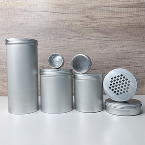 15g 25g 30g 50g 80g 100g 120g 150g 200g 250g 300g 500g Metal Aluminum Cosmetic Cream Candle Tin <b>Box</b> Jar and Cover with Holes - Product Image 1