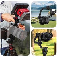 Cage de stabilisation en métal noir PULUZ, très vendue, pour caméra cinéma Sony FX2 ILME-FX2B