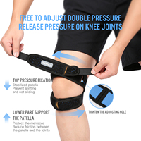 Rodillera Ajustable para Tendón Rotuliano, Estabilizador Profesional de Protección, Material de Neopreno, Cierre Magnético para Deporte y Gimnasio