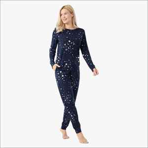 Custom Bamboo Cotton Sleepwear Shinning Star Sleep Wear For Women Clothing Manufacturer Vietnam <b>Pajama</b> Sets Loungewear - Product Image 2
