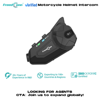 Casque de moto FreedConn R1 V2 avec caméra WiFi 2K et connectivité