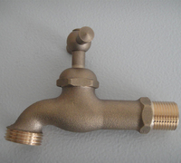 Robinet de jardin en laiton de conception japonaise ZY-F301C, robinet en laiton, poignée triangulaire, robinet de lavabo extérieur, économie d'eau