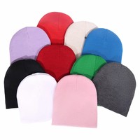 Bonnet d'hiver uni en tricot épais et chaud avec revers, logo personnalisé, ajustable, pour voyage et activités de plein air, unisexe
