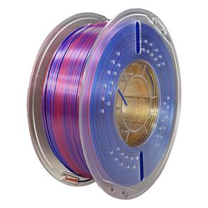 Filamento de Impresión 3D Antinsky PLA Silk Tricolor, 1.75mm 1KG, Arcoíris Flexible, Varillas de Plástico Multicolor para Material de Impresión 3D - Product Image 1
