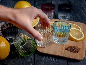 Juego de 6 vasos de chupito-Multicolor, vasos esenciales de barra para Tequila, <span class=keywords><strong>mezcal</strong></span>, cualquier licor - Product Image 2